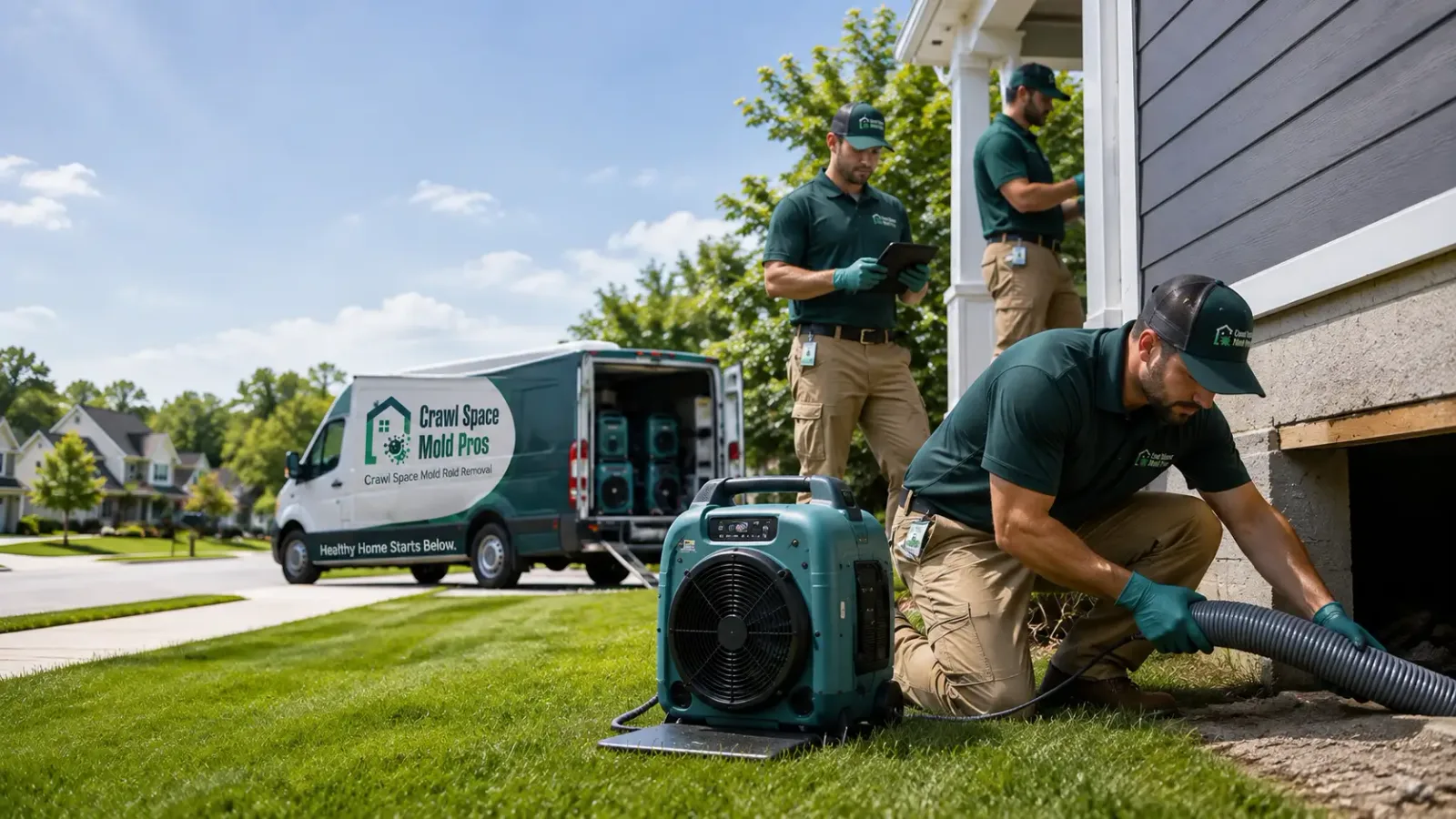 Crawl Space Mold Removal in West Hickory, PA